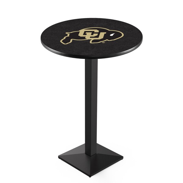 42" Blk Wrinkle Colorado Pub Table